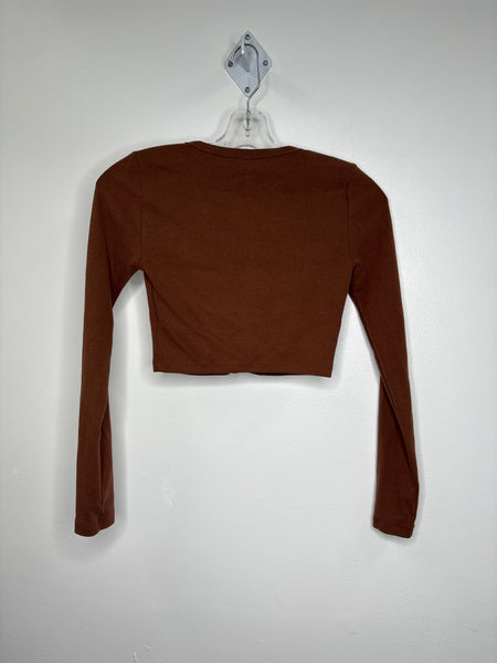 Sunday Best Long Sleeve Cropped Top (XS)