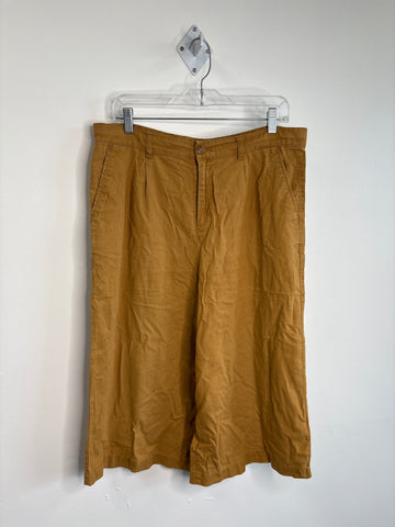 Uniqlo Cotton-Linen Blend Wide Leg Pants (M)
