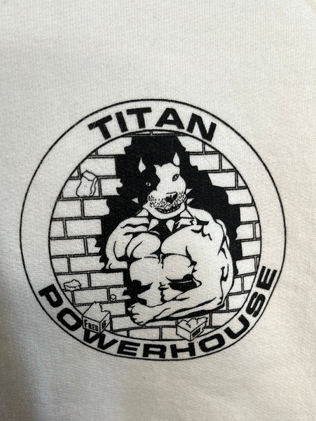 Vintage 1992 Titan Powerhouse Pullover Hoodie (M)