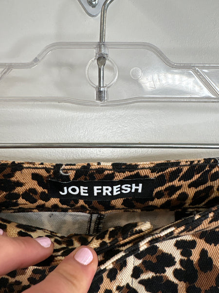 Joe Fresh Leopard Print Mini Skirt (6)