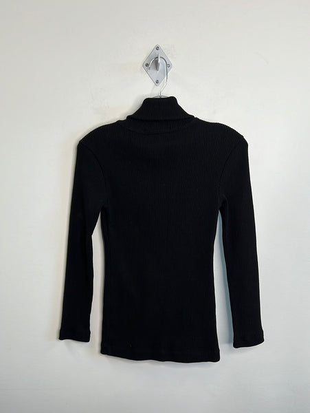 OAK Refined Half Double Zipper Knitted Turtleneck Sweater (S)