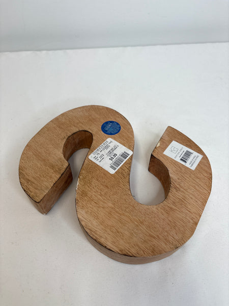 NWT Kenton Grey “S” Home Decor