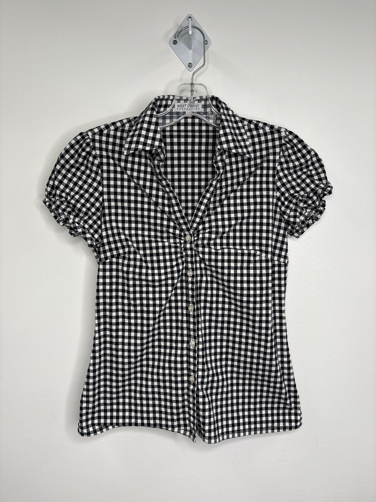 West Clast Connection Plaid Blouse (S/P)