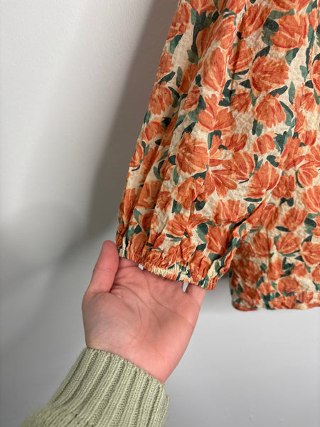Salt Moore Park Smocked Floral Blouse (S)