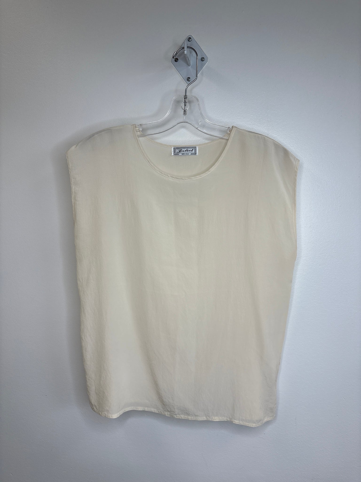 Vintage Juliet Sleeveless Silk Top