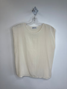 Vintage Juliet Sleeveless Silk Top