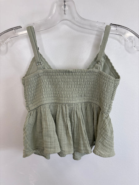 Hollister Babydoll Cotton Crochet Top (XS)