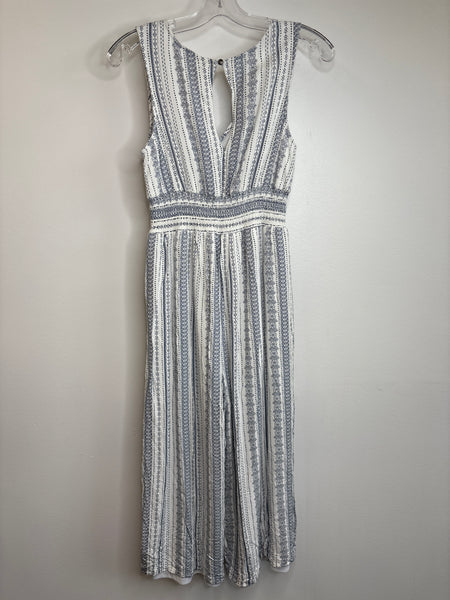 Japna Floral Keyhole Back Jumpsuit (M)