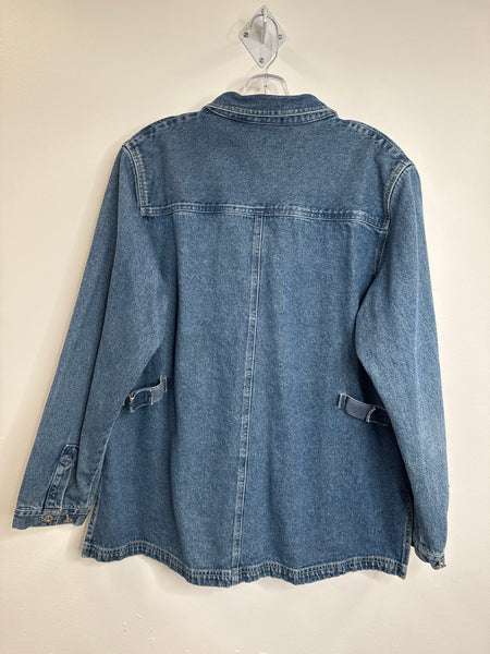 Vintage Nevada Denim Button-Up Long-Sleeve Shirt (18)