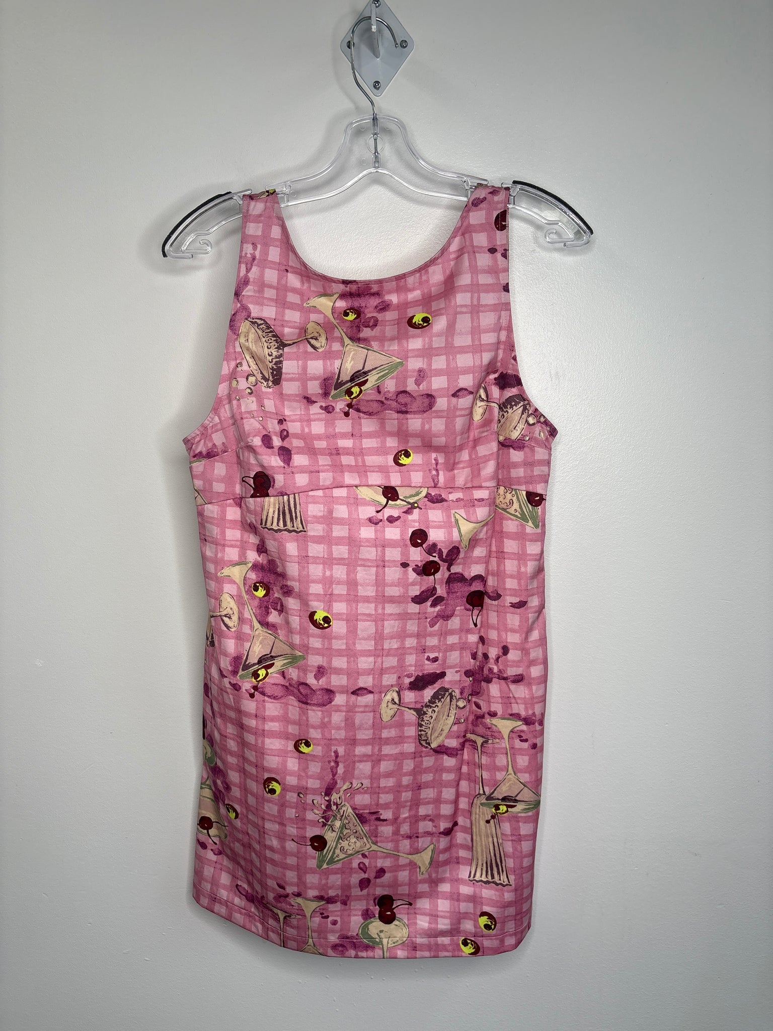 Urban Outfitters Cherry & Martini Printed Mini Dress (M)