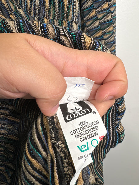 Vintage Tundra Coogi-Style Pullover Knit Sweater (XL)