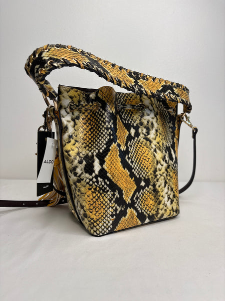 New Aldo Snake Print Crossbody Bag