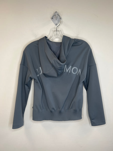 Lululemon Grey Crop Zip-up Jacket (2)