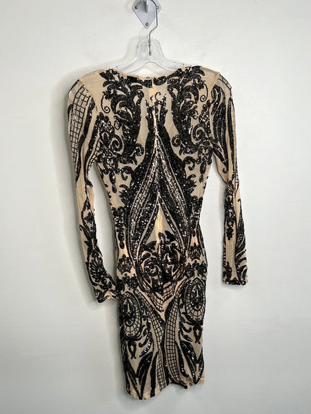 BANJUL Sequin Sheer Dress (S)