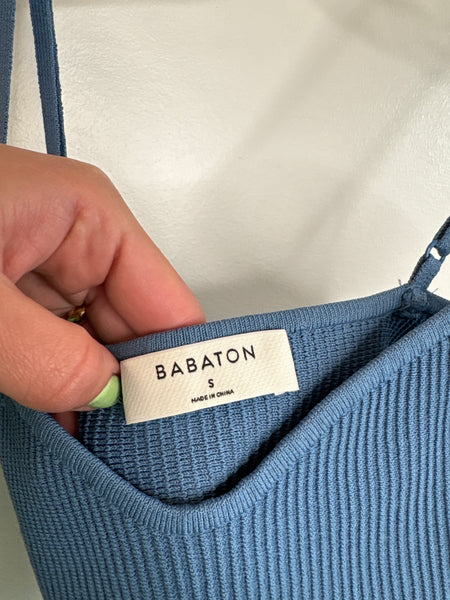 Aritzia Babaton Sculpt Knit Cropped Top (S)