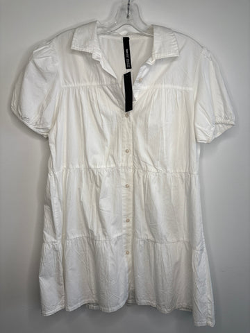 NWT Design Lab Short-Sleeve Cotton Midi Dress (L)