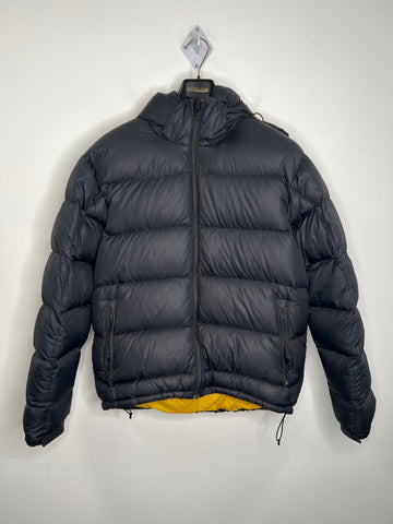 Mountain Equipment Co-Op Black Down Filled Puff Hooded Jacket (M)