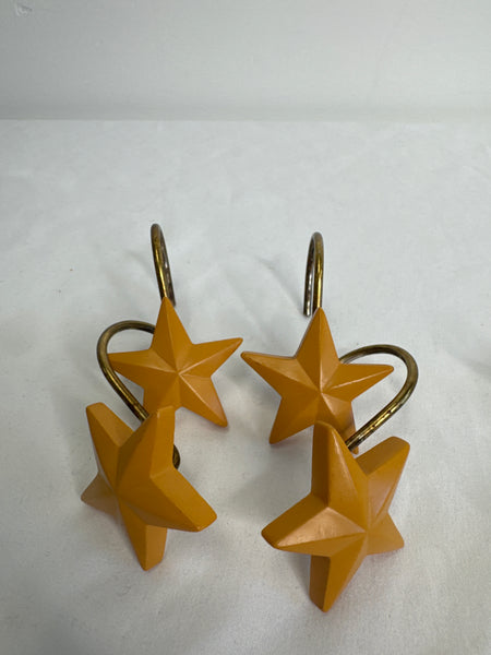 SET OF 12 Vintage Sun Moon & Stars Shower Hooks