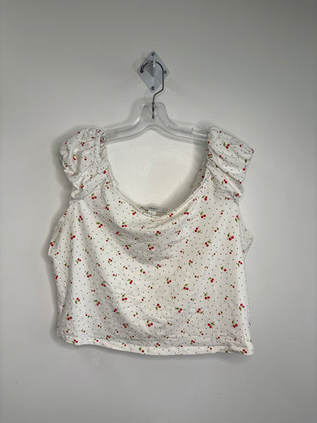 Forever 21 Cherry Printed Top (2XL)