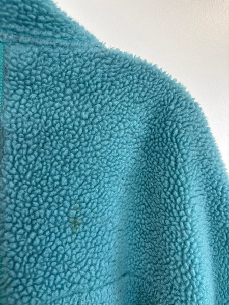 Vintage 1990 Patagonia Teal & Blue Fleece Jacket (L)