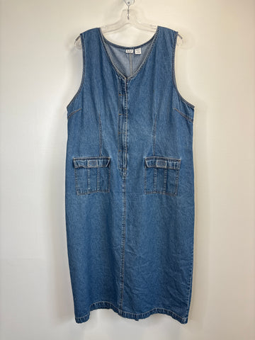 D.P.S. Woman Maxi Denim Dress (XL)