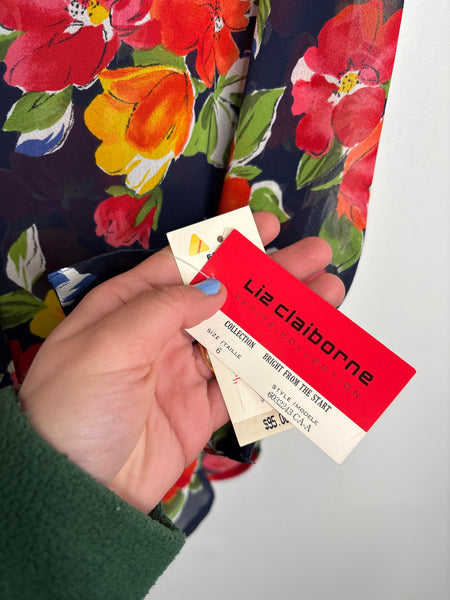 NWT Liz Claiborne Set Of 2 Floral Blouse With Skirt (6)