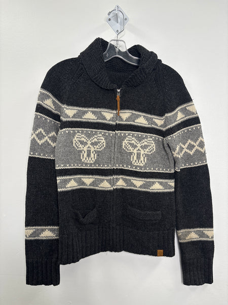 Vintage Aritzia TNA Cowichan Style Thick Wool Zip-Up Jacket
