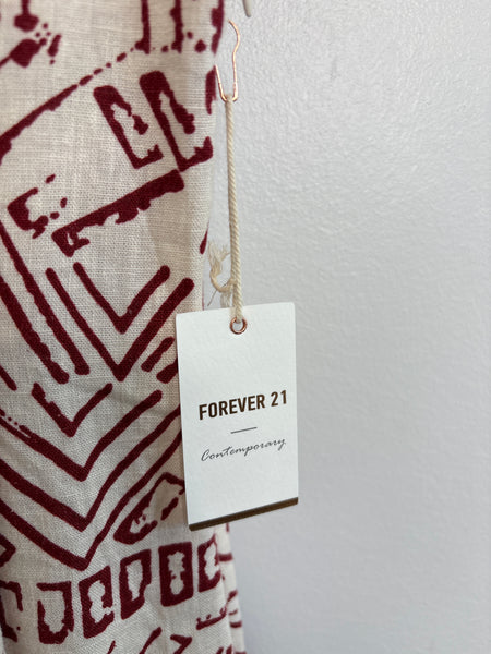NWT Forever21 Linen-Blend Woven Dress (S)