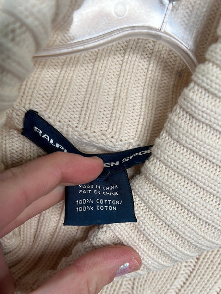 Ralph Lauren Sport Knitted Turtleneck Sweater (L)