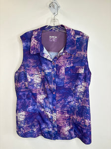 Reel Legends Sleeveless Button Down Shirt (2XL)