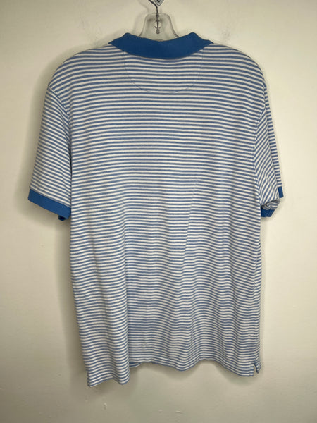 Chaps Striped Polo Shirt (L)