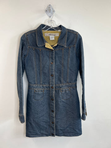 Billabong Long-Sleeve Button-Up Denim Dress (5)