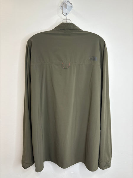 The North Face Snap-Button Long-Sleeve Trail Shirt (XL)