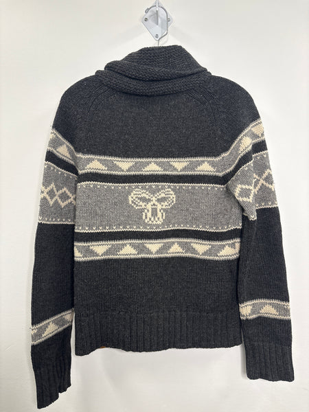 Vintage Aritzia TNA Cowichan Style Thick Wool Zip-Up Jacket