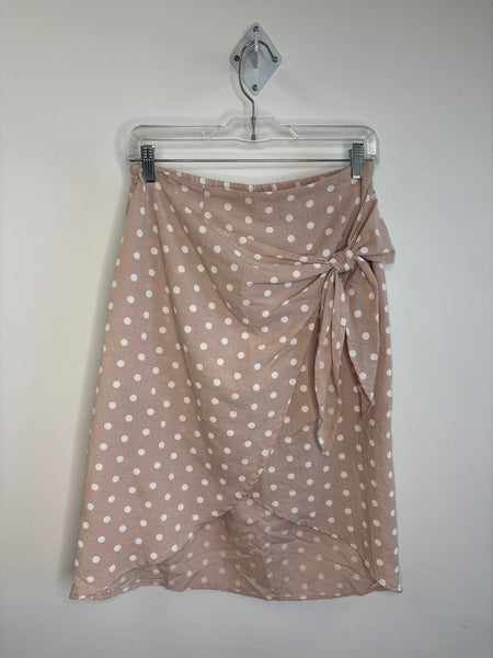 Everly Polka Dot Midi Skirt (M)
