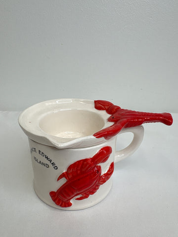 Vintage P.E.I Ceramic Lobster Butter Warmer