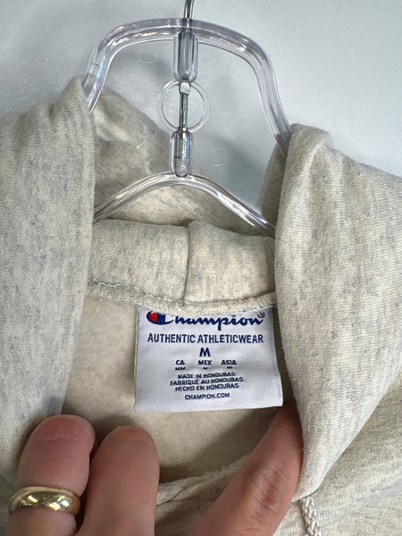 Vintage Champion University of California Embroidered Varsity Hoodie (M)