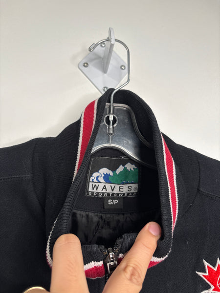 Vintage Waves Sportswear CFL Classic Football Bomber Jacket (S)