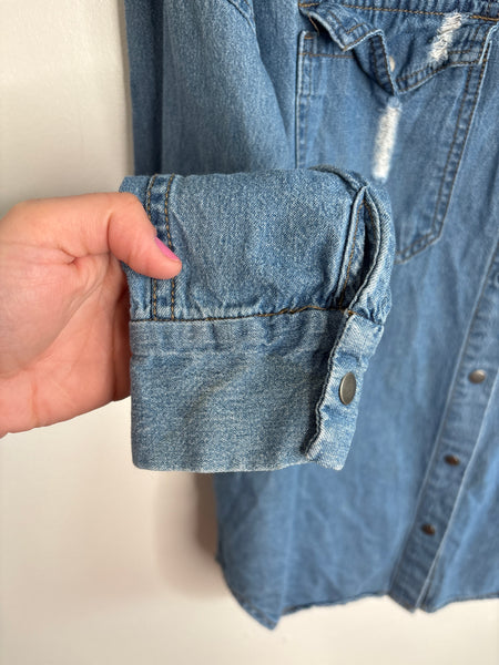 Forever 21 Long Sleeve Denim Shirt (S)