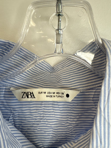 Zara Oversized Striped Midi Dress (M)
