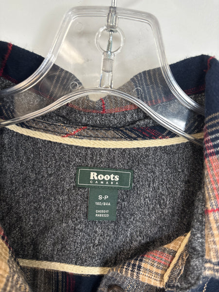 Roots Cotton Plaid Shirt (S)