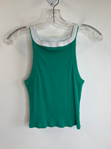 ADC Teal Sleeveless Crop Top (L)