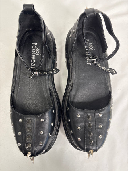 Koi Footwear Perfect Storm Grunge Platform Mary Janes (US 6)