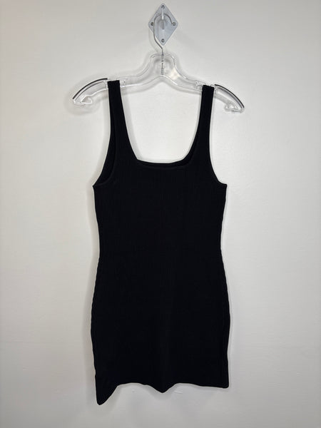 Aritzia Babaton Black Sculpt Knit Mini Dress (M)