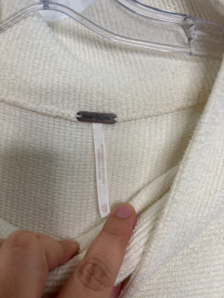 Free People Ribbed Oversized Sweater (XS)