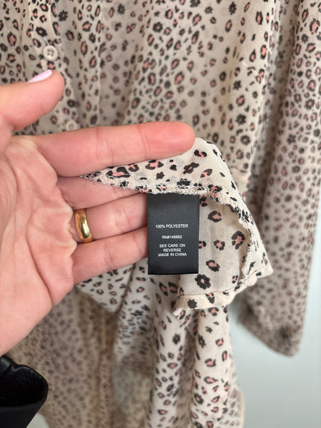 Torrid Sheer Animal Print Long-Sleeve Blouse (2)