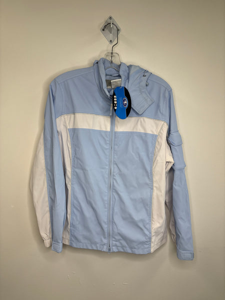 NWT Athletic Works Performance Windbreaker Hooded Jacket (L)