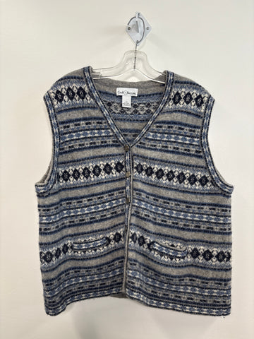 Vintage Croft & Barrow Wool Sweater Vest (3X)