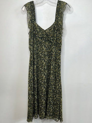 Michael Kors Black Ivy Midi Dress (10)