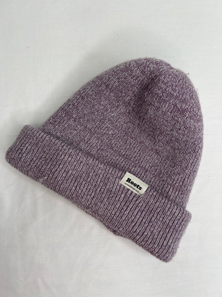 Roots Lilac Knit Cuffed Toque (OS)